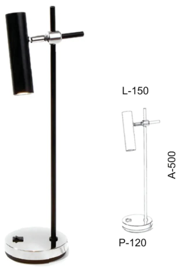 Abajur Vertical Haste Tubinho Articulado 12X15X50Cm Metal 01Xmr11 | Ol... (COBRE FOSCO / COBRE BRILHO)