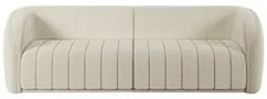 Sofá Decorativo 4 Lugares 332cm e Poltrona Meris M22 Boucle Cru - Mpoz