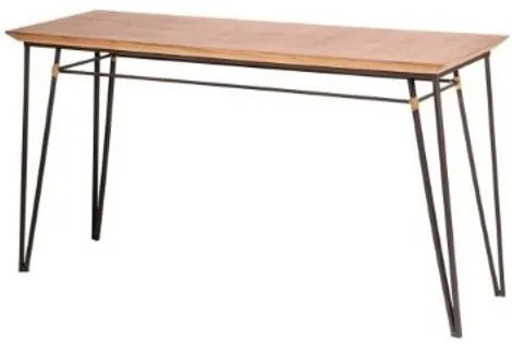 Aparador Luxor Tampo Mel Base Preta 145cm - 51072 Sun House