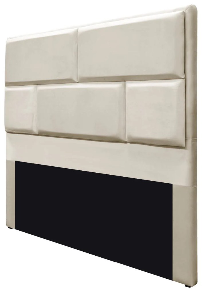 Cabeceira Casal Brick P02 140 cm para cama Box Corano - ADJ Decor