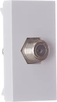 Modulo Tomada Para Antena De Tv Branco Orion