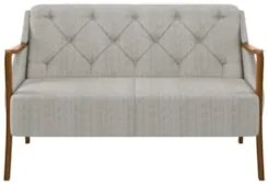 Kit Namoradeira 135cm e 2 Poltronas Decorativas Capitonê Lapa Z32 Linh
