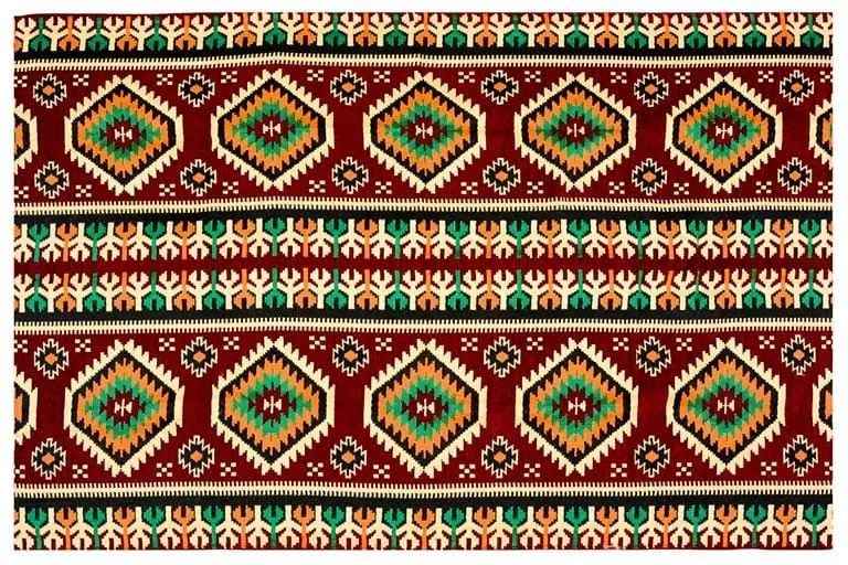 Tapete Kilim Egípcio c/ Padrão Étnico