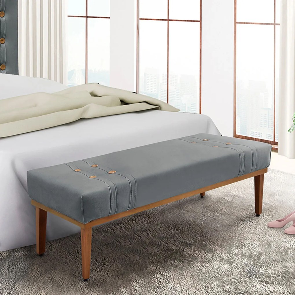Recamier Santorini SPZ 160cm Veludo - ADJ Decor