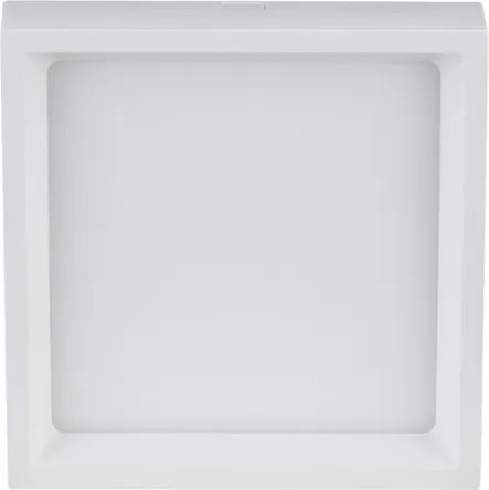 Plafon Led Sobrepor Branco Quadrado 17W 120 3000K Deep