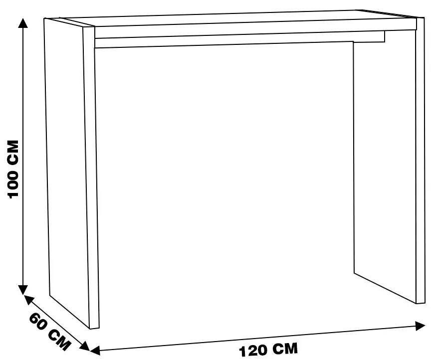 Balcão para Cozinha Flauer Madeira Maciça Rustic Brown G54 - Gran Belo