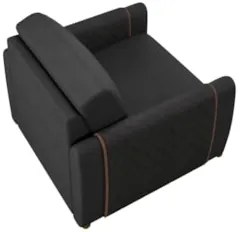 Kit 2 Poltronas Decorativas para Sala de Estar 98cm Amaranto Z32 PU Pr