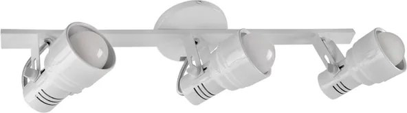 Spot De Sobrepor Triplo Aluminio - BRANCO