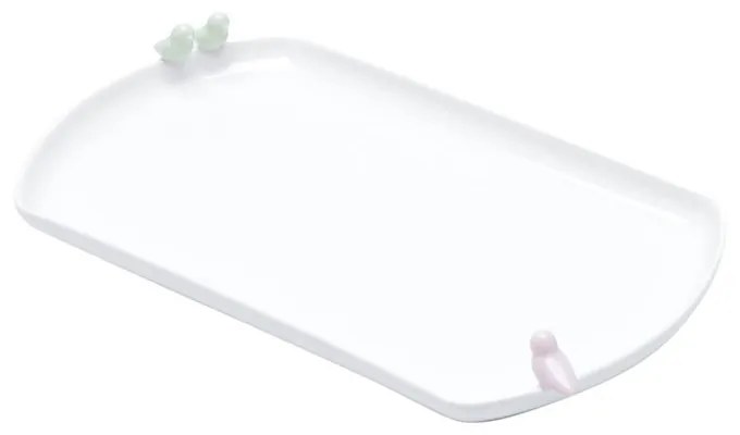 Travessa Porcelana Birds Colors 25x16 17404 Wolff