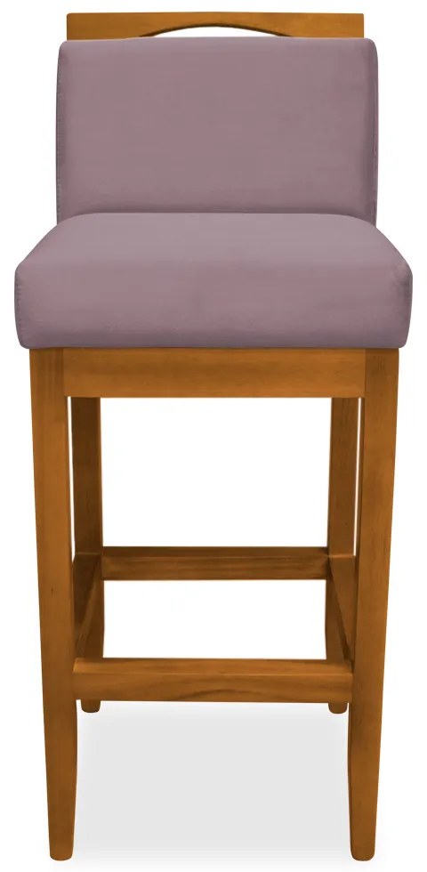 Kit 4 Banquetas Decorativa Elis Veludo Crepe