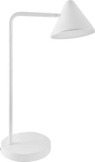 Luminária De Mesa Led Metal Branco 3w 3000k Dakota