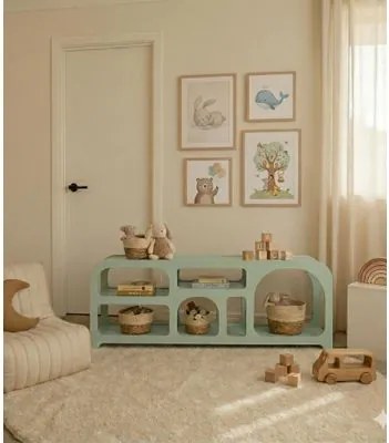 Rack Buffet Plaster Menta Woodyou 1,60x33x57 cm