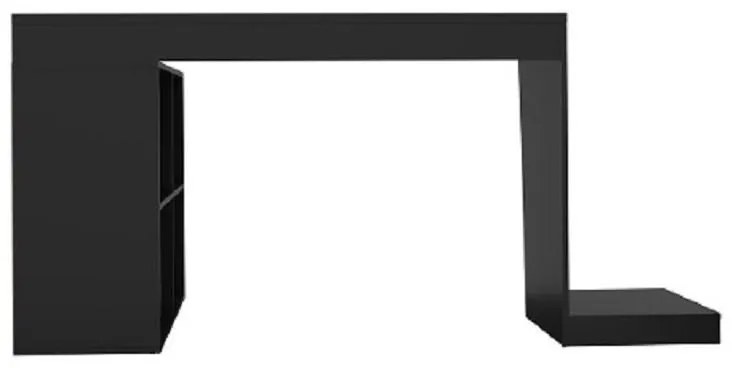 Mesa Para Computador Gamer 4 Nichos Bmg 03 - Preto
