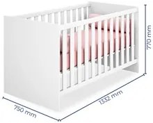 Berço Mini Cama Certificado pelo Inmetro Doce Sonho e Armário Multiuso