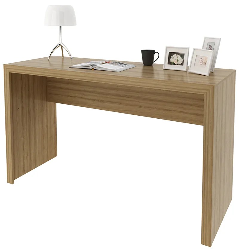 Mesa para Escritório Home Office ME4135 MDP Amendoa G69 - Gran Belo