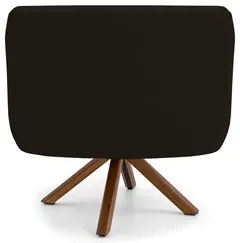 Kit 2 Poltronas Decorativas Giratórias Base Giromad Madeira Jade C-34
