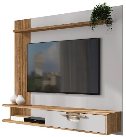 Painel Jeri Cinamomo/Off White - Bechara Móveis