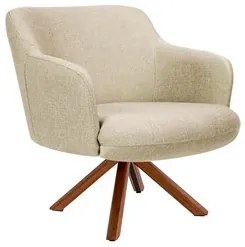 Kit 2 Poltronas Decorativas Giratórias Base Giromad Madeira Jade C-129