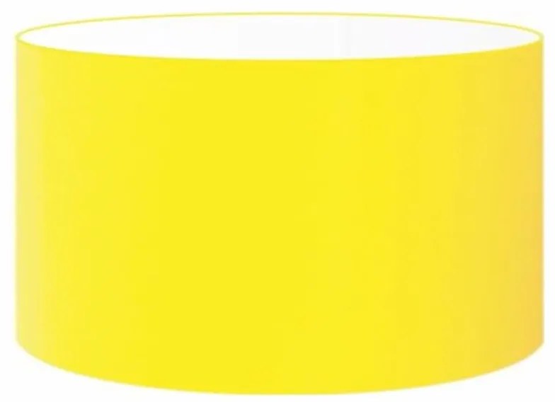 Cúpula abajur cilíndrica cp-8024 Ø50x25cm amarelo