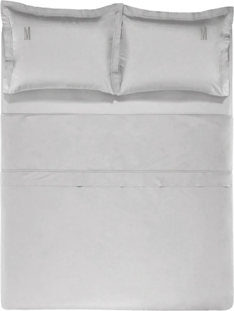 Jogo de Cama Trussardi 300 Fios Cetim 100% Algodão Egípcio Galieno - Queen - Marmo  Queen - Marmo