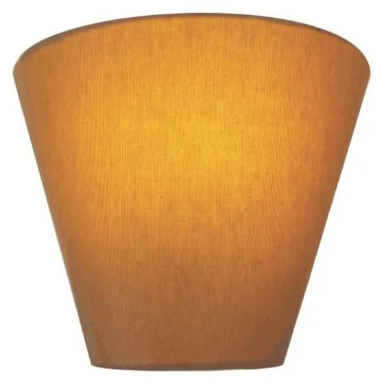 Arandela Retro Cone Md-2001 Cúpula em Tecido 25/26x13cm Palha - Bivolt