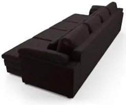 Sofá Retrátil 5 Lugares Para Sala 414cm Dijon Couro Bordô S07 - Mpozen