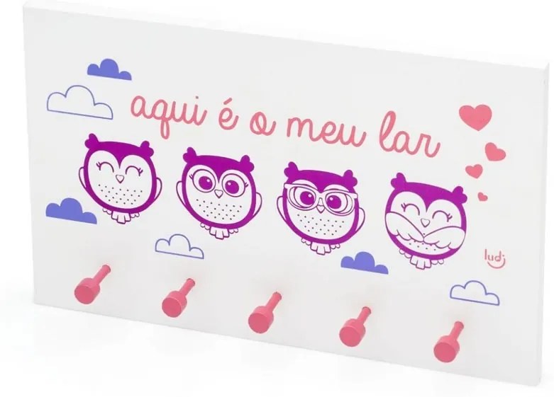 Porta Chaves Coruja Fofa