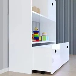 Estante Infantil Organizadora Com Nichos 2 Gavetas Cindy L03 Branco -