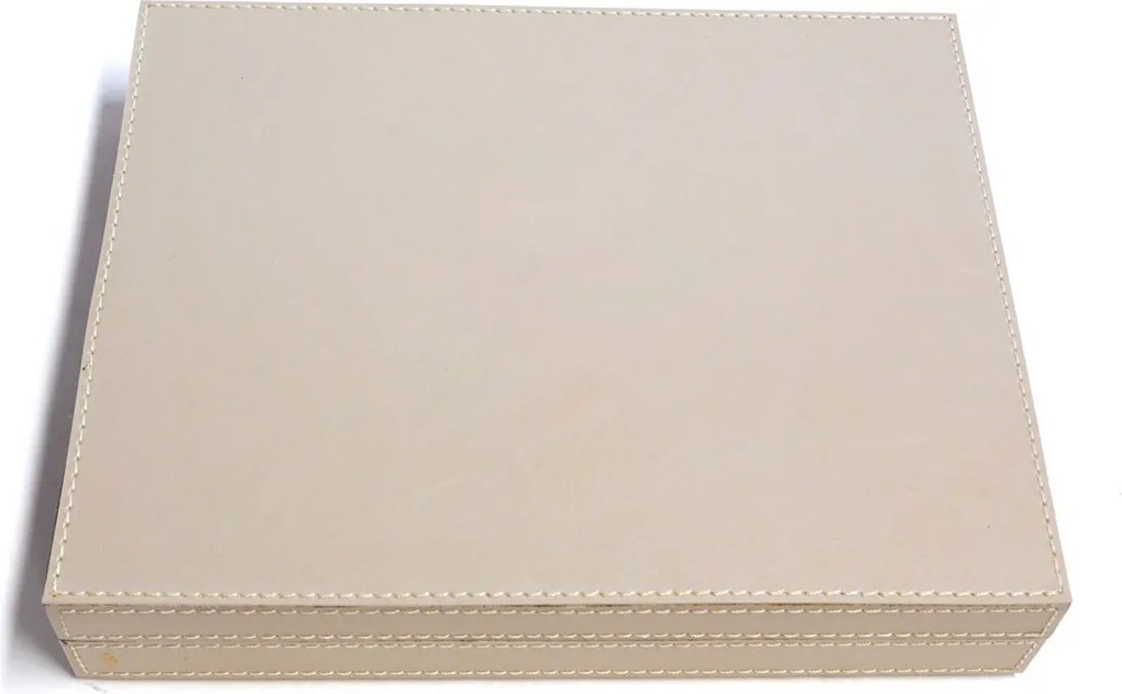 Caixa Porta Cápsulas de Café Sottile Casa em Couro PU - Gelo  Gelo