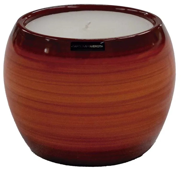 Vaso Vela Casca de Ovo decorativo em Cerâmica Carolina Haveroth – Aruba Alto Brilho
