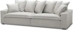 Sofá 4 Lugares Sala Living 280cm Dalton L08 Linho Mescla - Mpozena