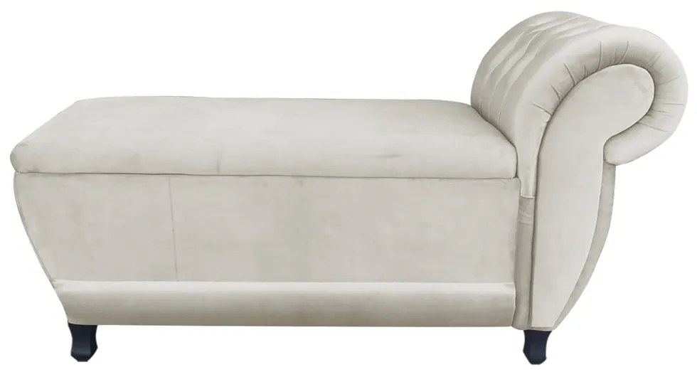 Recamier Goya Veludo M11- D'Rossi - Bege
