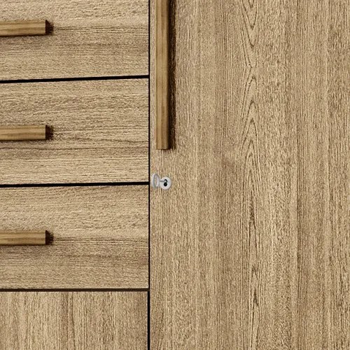 Guarda Roupa Taurus 6 Portas e 3 Gavetas Imperial Nature - Vila Rica Móveis