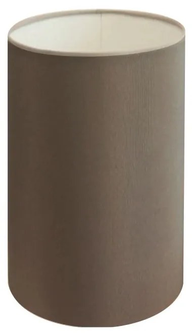 Cúpula Abajur Cilíndrica Cp-7002 Ø13x30cm Caqui