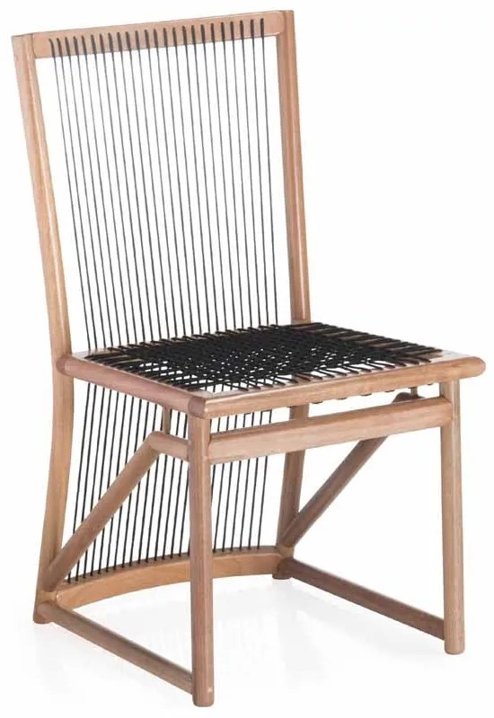 Cadeira Nell Corda Náutica Madeira Eucalipto Design Artesanal