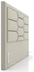 Cabeceira Cama Box Casal King 195cm Texas Z37 Veludo Bege - Mpozenato