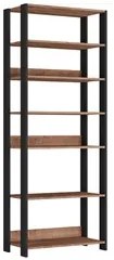 Estante Multiuso Com Prateleiras Estilo Industrial Chess F04 Preto/Sol