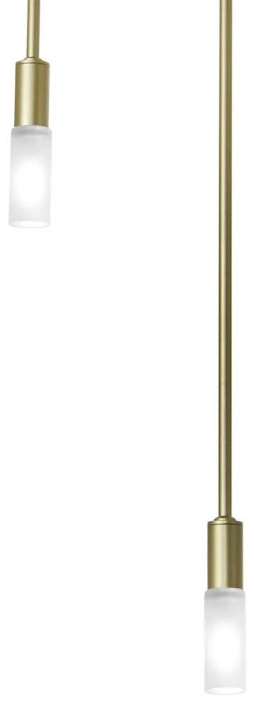 Plafon Flash 72,5X16X12Cm Metal Alumínio 02Xg9 - Old Artisan Plf-5780 (DOURADO FOSCO)