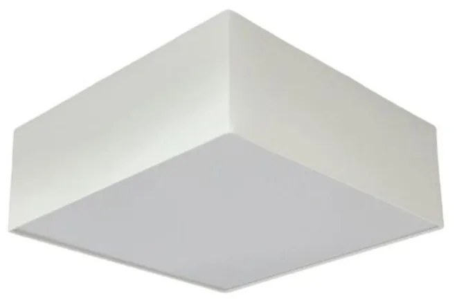 Plafon Quadrado Md-3000 Cúpula em Tecido 25x25x12cm Branco - Bivolt