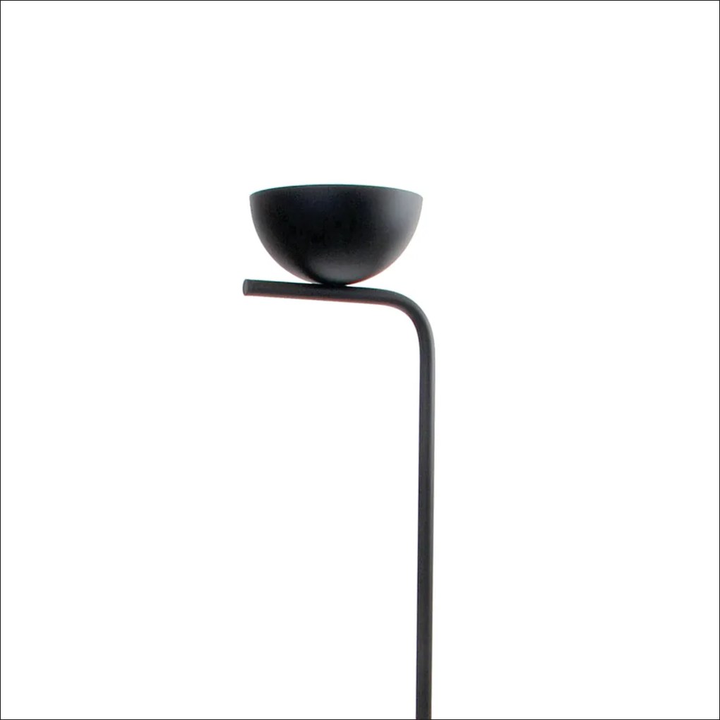 Luminária De Chão Ela Luz Indireta 24X35X176Cm Metal Alumínio 1Xmr11 -... (ROSE FOSCO / COBRE BRILHO)