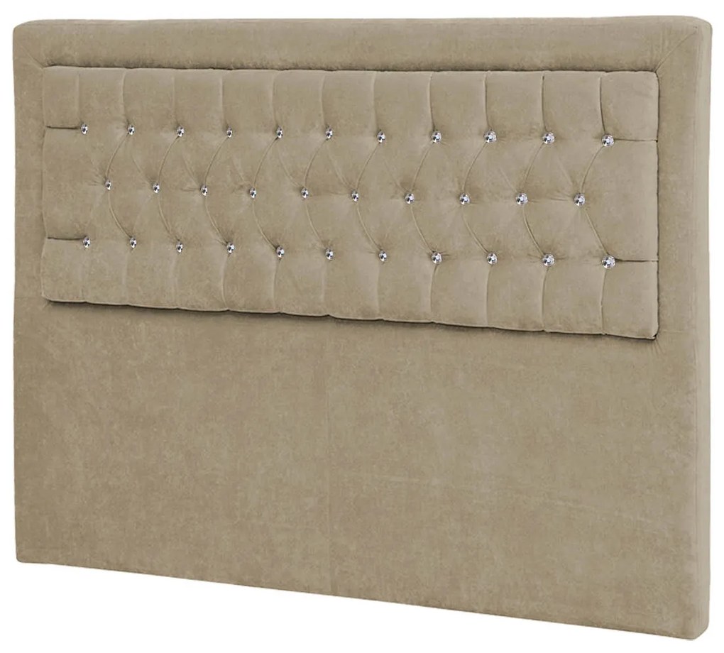 Cabeceira King Iasi P04 195 cm Suede - ADJ Decor
