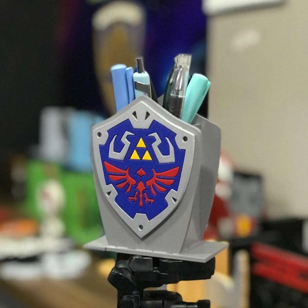 Porta Lápis Caneta E Acessórios Zelda