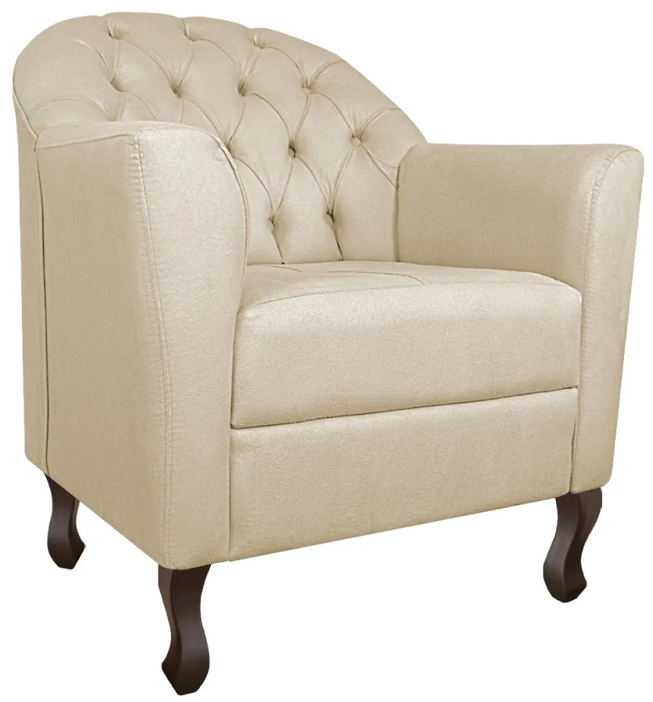 Kit Diva Recamier Diana 130cm Lado Esquerdo e 02 Poltronas Julia Suede - ADJ Decor