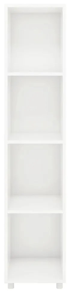 Estante Livreiro Armário Nichos Prateleiras Decoração Branco