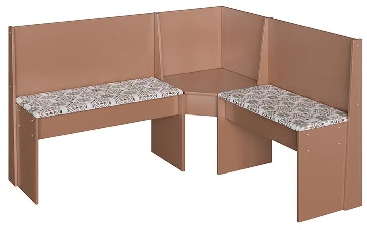 Conjunto Completo Jantar Canto Alemão, Mesa Fixa E Banco
