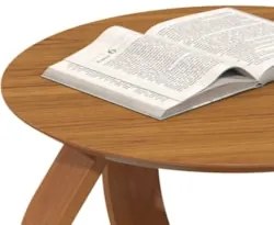 Mesa de Centro com Pés de Madeira Kit 2 Samba Cinamomo E05 - Mpozenat