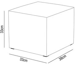 Poltrona de Amamentação Fixa com Puff Bárbara Sintético Cinza - Phoeni