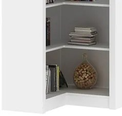 Armário de Canto Para Escritório ME4132 Branco - Tecno Mobili