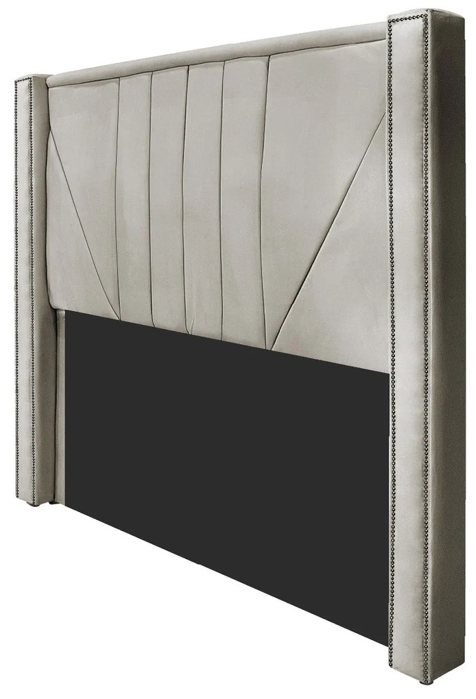 Cabeceira Queen Minsk P02 160 cm para cama Box Linho - ADJ Decor