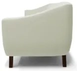 Sofá 4 Lugares 260cm Sala Atenas C26 Sintético Bege   - Domi